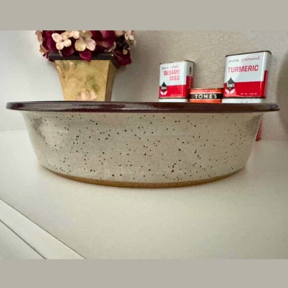 Vintage Hand-Thrown Studio Pottery Baking Dish – Signed Pali - Picture 4 of 8